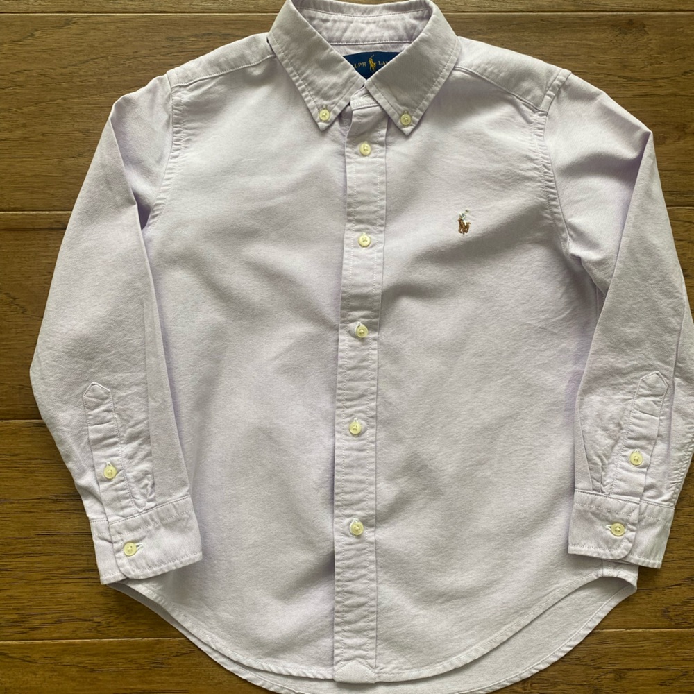 Ralph Lauren Kids Lavender Button Down Shirt